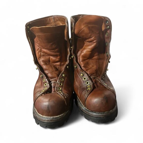 Vintage 70s Danner Woodsman Mountain Elk Boots Vibram Soles USA Mens Sz 10 EE - Picture 8 of 10